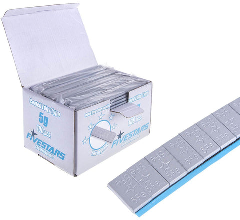 PACHET CONTRA-GREUTATI AUTOADEZIVE 5GRAME - 400 FASII EDGY FIVESTARS - 12 BUC/ FASIE 25 KG