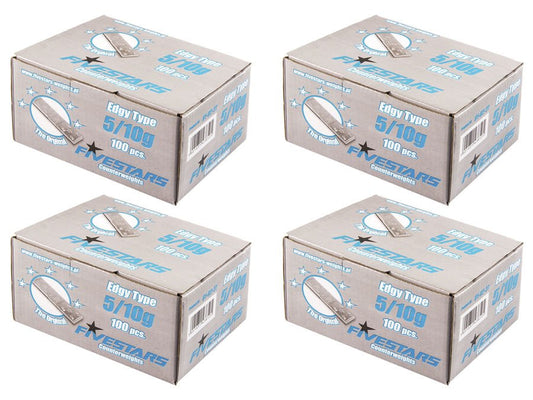 PACHET CONTRAGREUTATI AUTOADEZIVE 5/10 GRAME  FIVESTARS - 400 FASII -   8 BUC/ FASIE