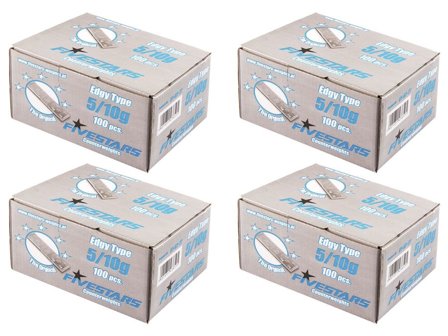 PACHET CONTRAGREUTATI AUTOADEZIVE 5/10 GRAME FIVESTARS - 400 FASII - 8 BUC/ FASIE