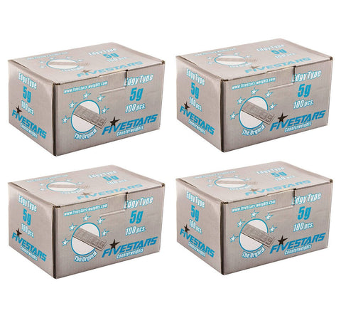 PACHET CONTRA-GREUTATI AUTOADEZIVE 5GRAME - 400 FASII - 12 BUC/ FASII 25KG
