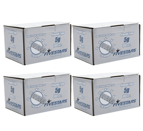 PACHET CONTRA-GREUTATI AUTOADEZIVE 5GRAME 400 FASII 12 BUC / FASIE 25KG FIVESTARS