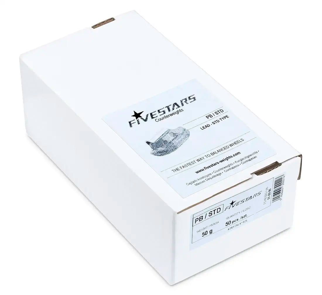 CUTIE CONTRAGREUTATI PENTRU JANTE TABLA 50 GRAME - 50 BUC - PB