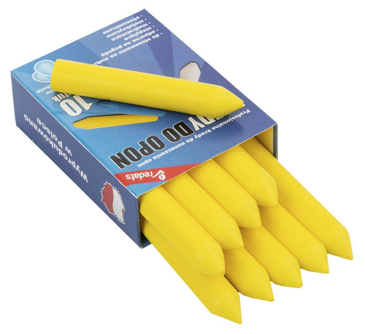 SET CRETA GALBENA MARCAT ANVELOPE PREMIUM 10 PIESE