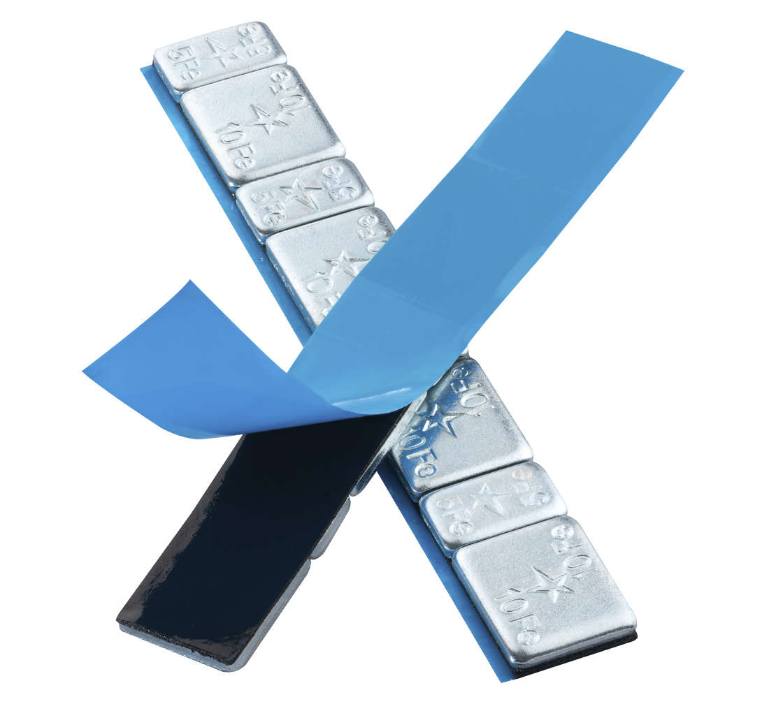 CUTIE CONTRAGREUTATI AUTOADEZIVE 5/10 GRAME - 100 FASII - 8 BUC/ FASIE 6 KG