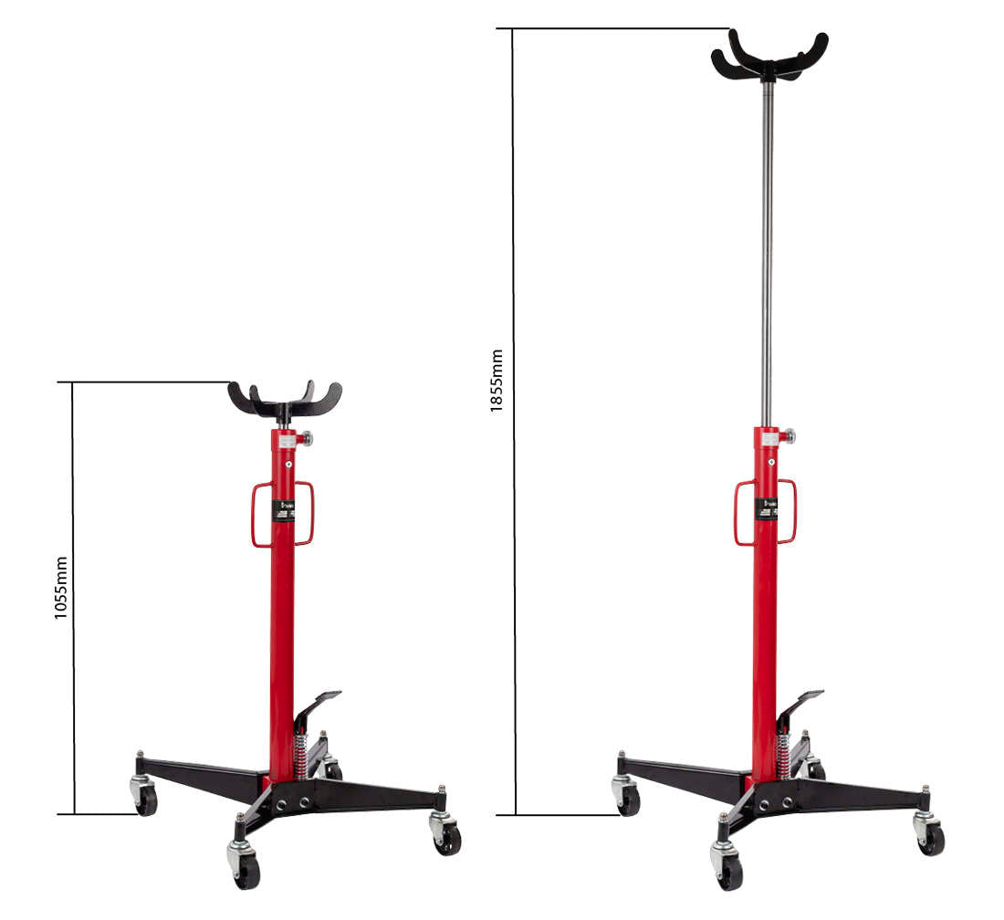 CRIC HIDRAULIC SUPORT RIDICAT CUTIE DE VITEZE 500 KG 0.5T INALTIME 110-200 CM