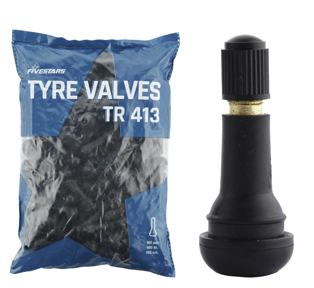 100 BUCATI VALVE ROATA TUBELESS TR413 45MM