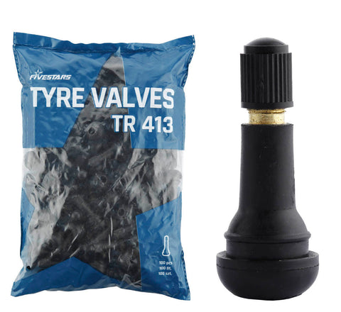 100 BUCATI VALVE ROATA TUBELESS TR413 45MM