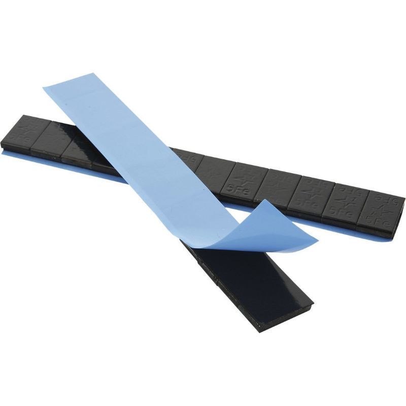 PACHET CONTRA-GREUTATI NEGRE AUTOADEZIVE 5 GRAME - 200 FASII - 12 BUC/ FASIE