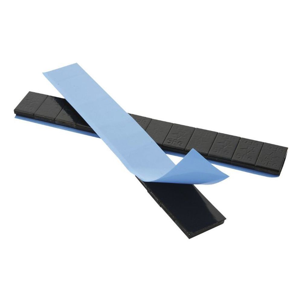 PACHET CONTRA-GREUTATI NEGRE AUTOADEZIVE 5 GRAME - 400 FASII - 12 BUC/ FASIE
