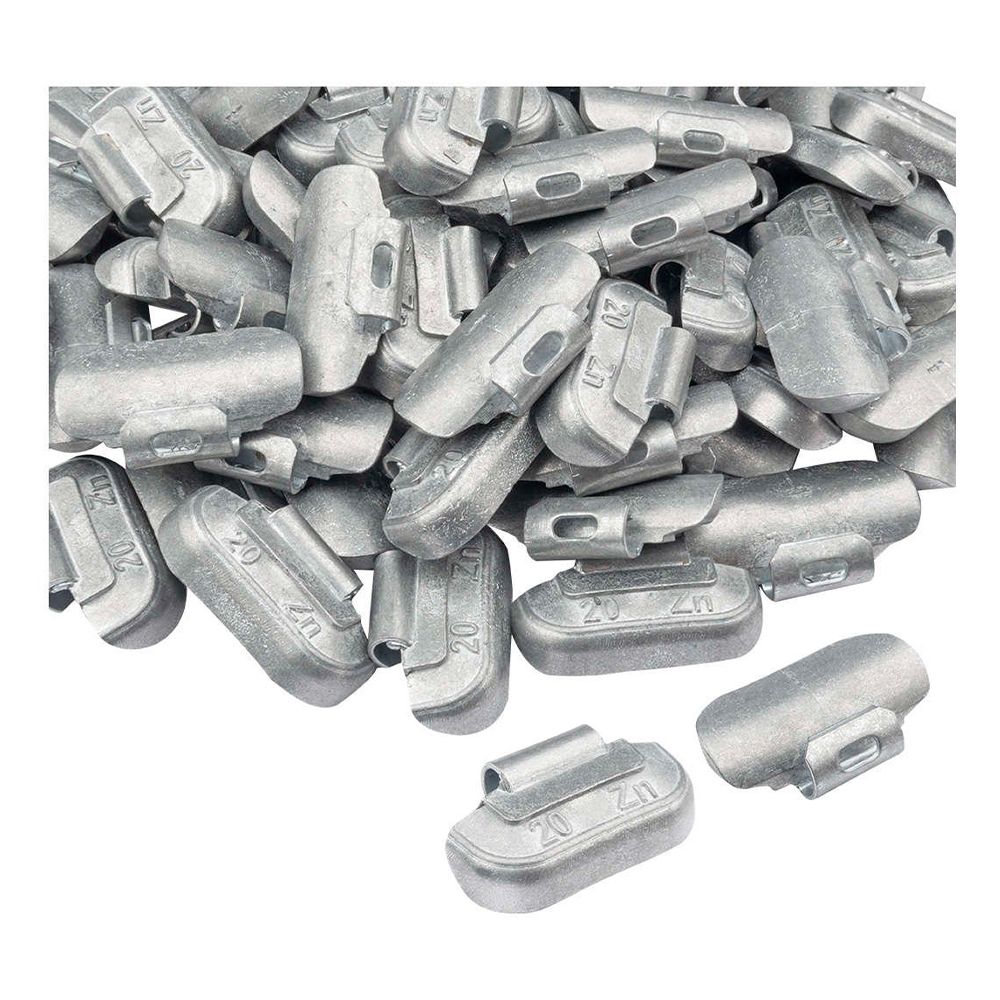 PACHET CONTRA-GREUTATI PENTRU JANTE TABLA 20 GRAME - 400 BUC - ZN