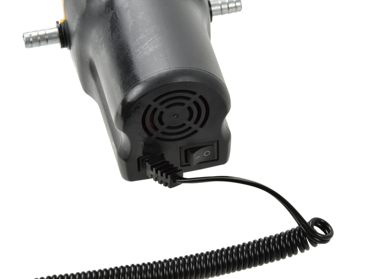 Pompa 12V electrica de transfer motorina si ulei , pompa extractor combustibil 1.5l/min