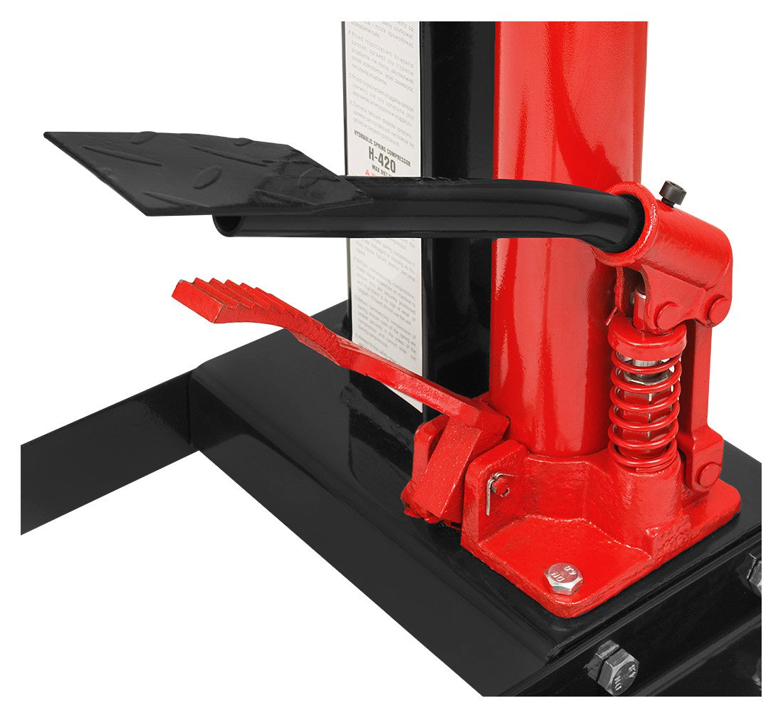 Presa arcuri hidraulica 1T tip stand montare demontare arcuri amortizoare flanse telescoape