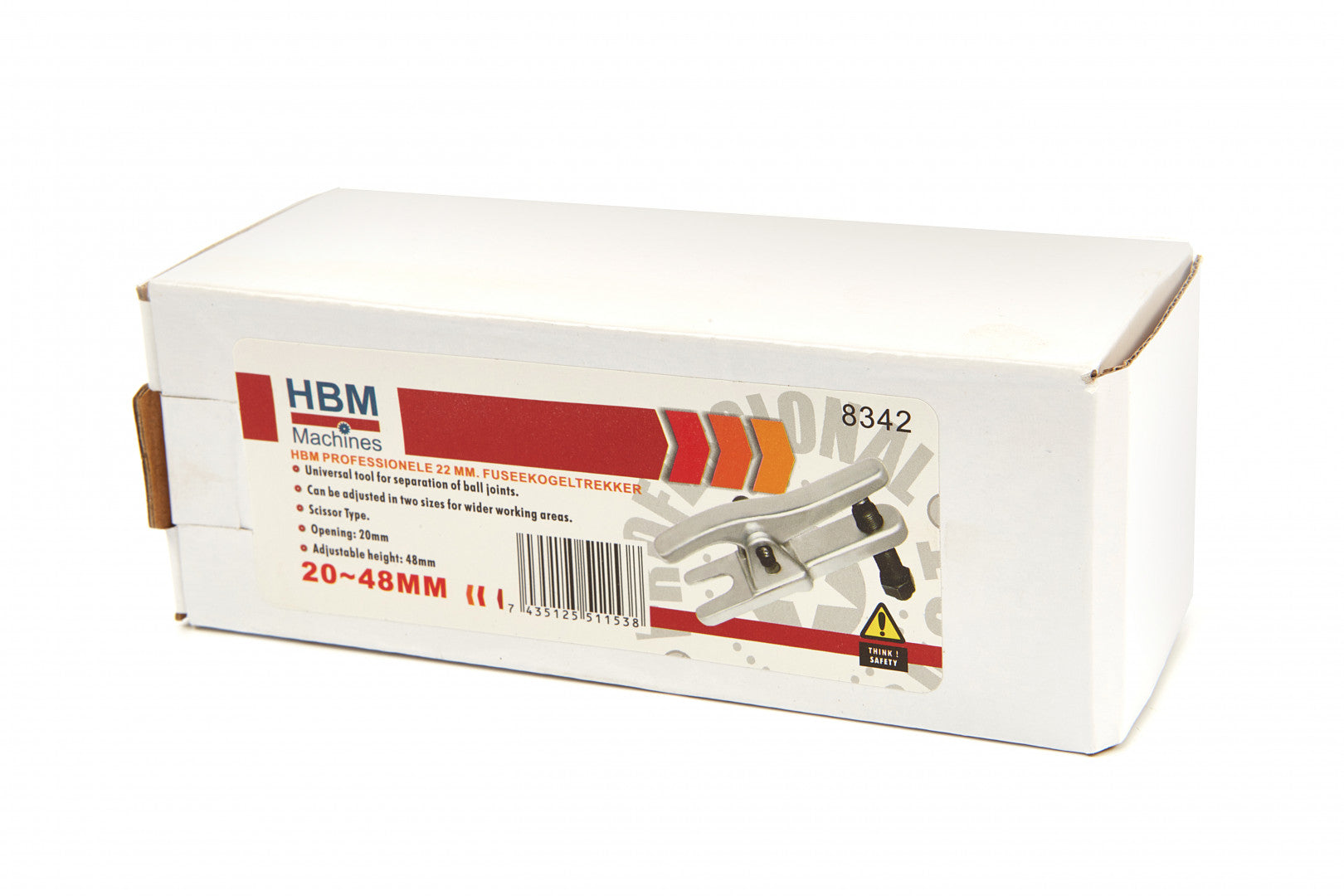 Presa pivoti, rotule si capete de bara 22mm HBM MACHINES OLANDA