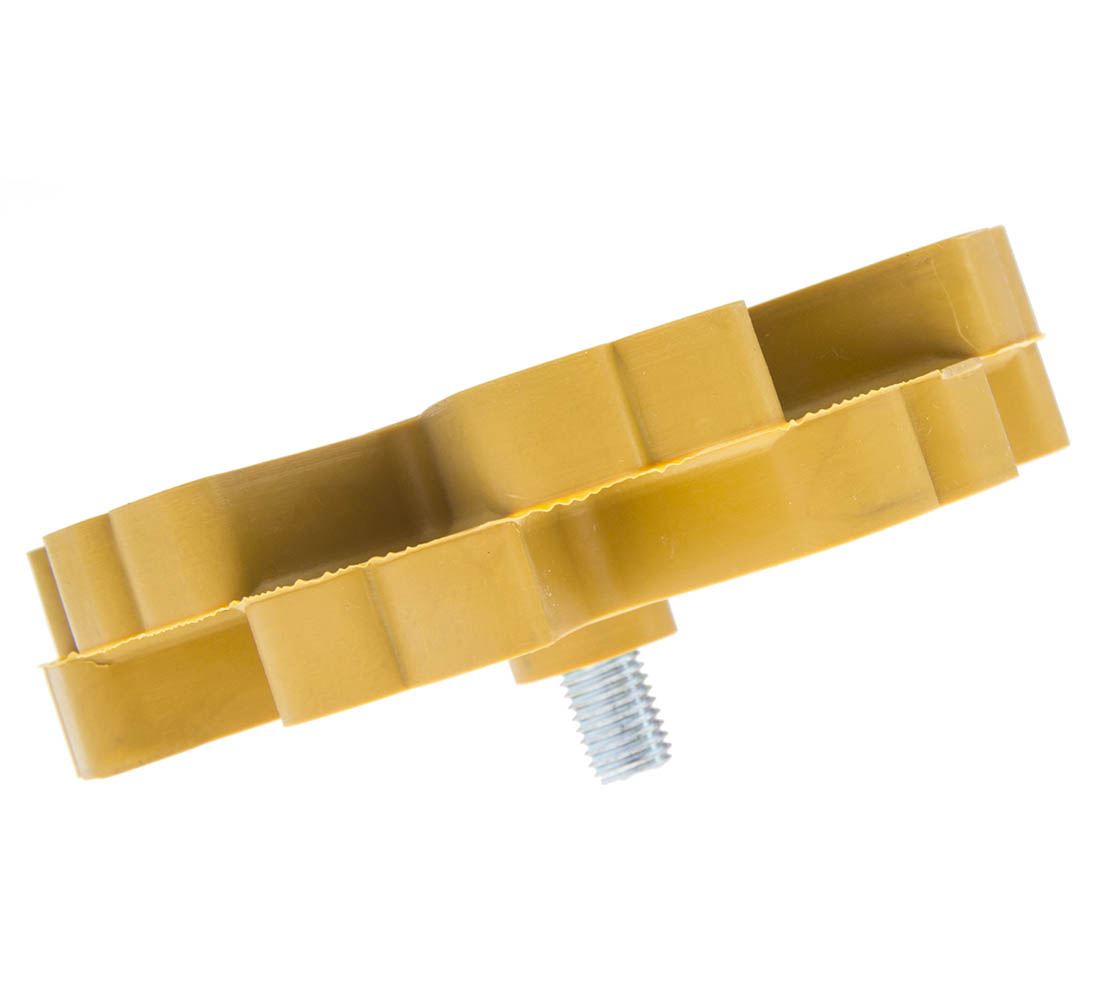 Radiera crestata inlaturat impuritati lipici 90mm, disc din cauciuc pentru curatat adeziv