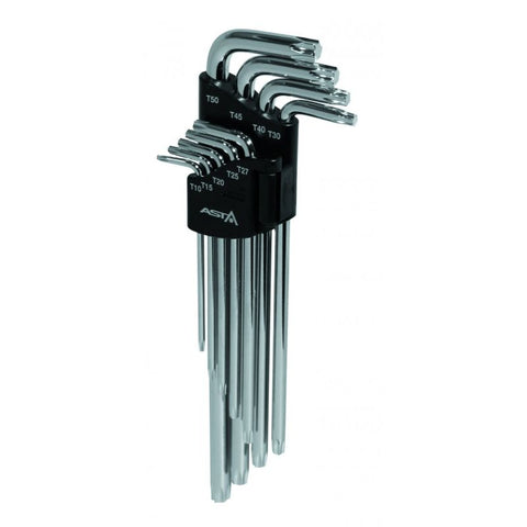 SET TORX TIP L T10-T50