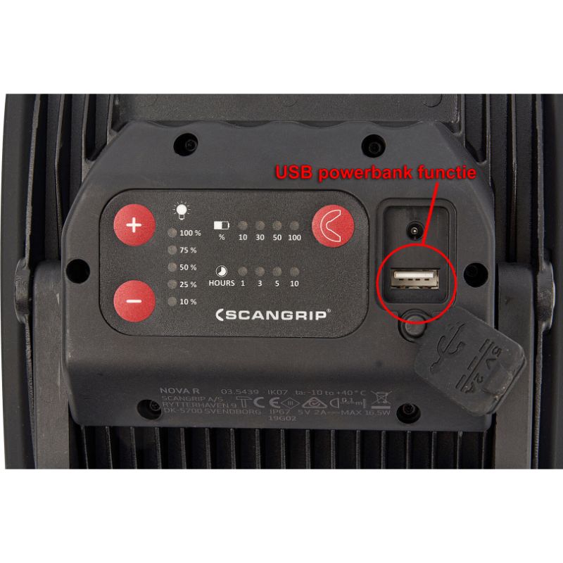 SET LAMPA REINCARCABILA SCANGRIP NOVA 1500Lm