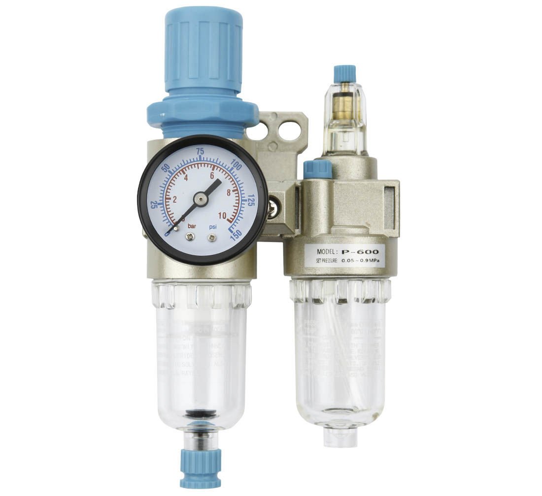 Separator apa si lubrifiere cu regulator de presiune 1/4 p-600