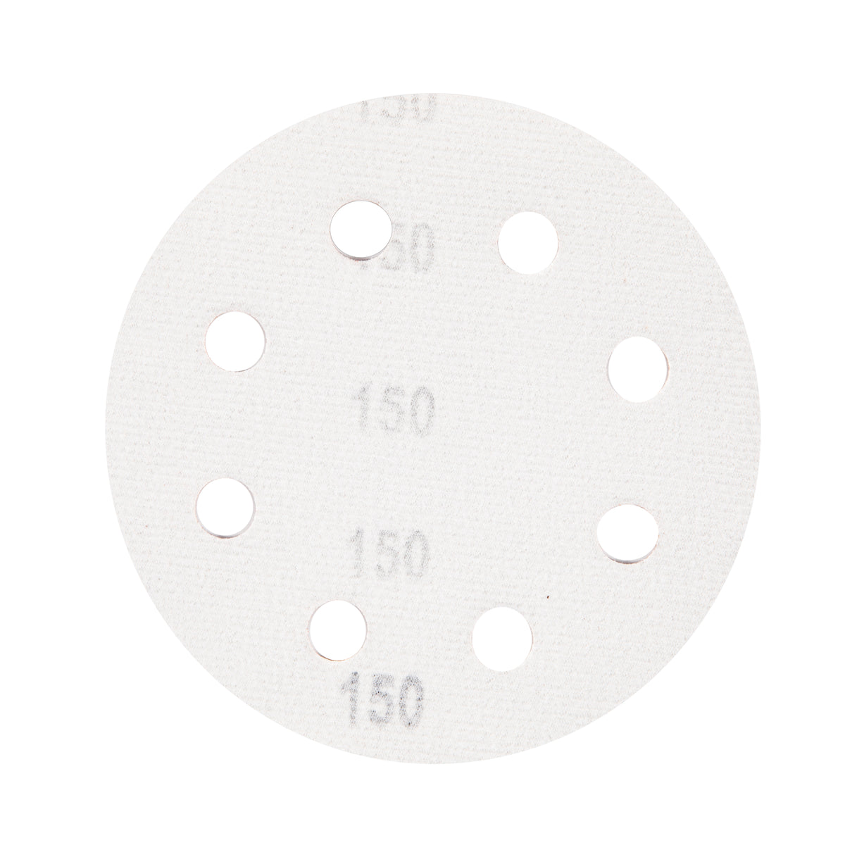 SET 10 BUC HARTIE ABRAZIVA GRANULATIE P150 8 GAURI DIAMETRU 180MM