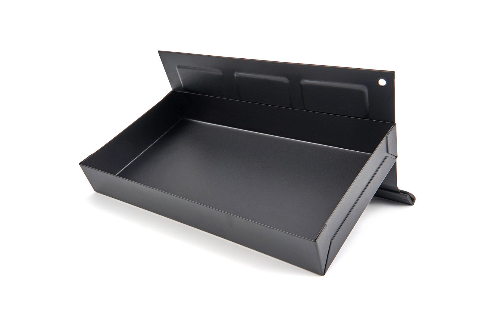 Set 4 polițe magnetice pentru dulap scule – negru, organizare laterală, universal, HBM OLANDA