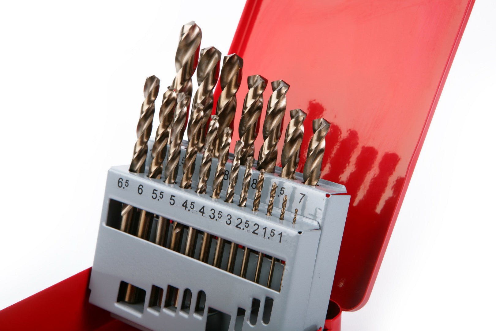Set burghie 1-10 x 0.5mm HSS 5% cobalt HBM