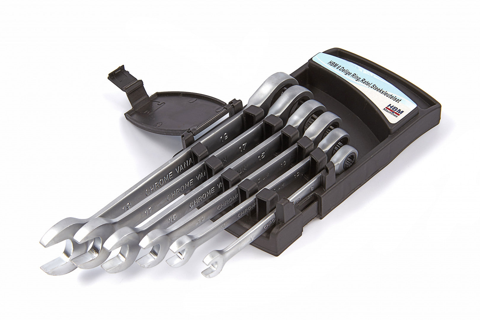 Set chei combinate cu clichet 8-19mm HBM