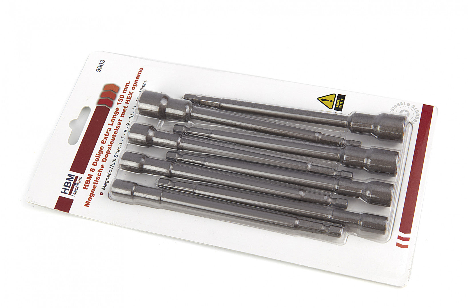 Set chei tubulare extra lung 150mm 8 piese cu prindere mandrina bormasina