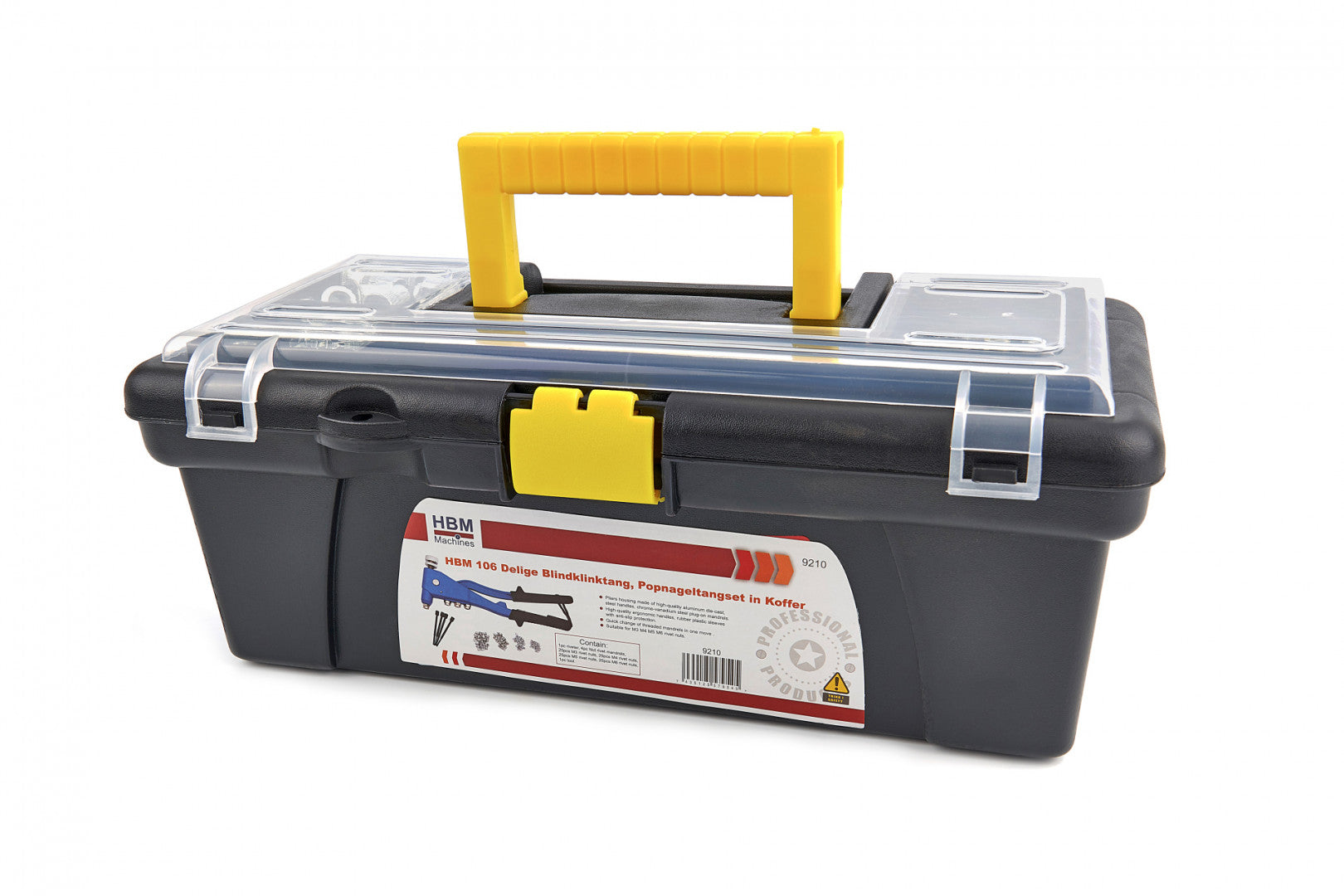 Set cleste pentru nituit piulite m3-m6 106 piese HBM MACHINES OLANDA