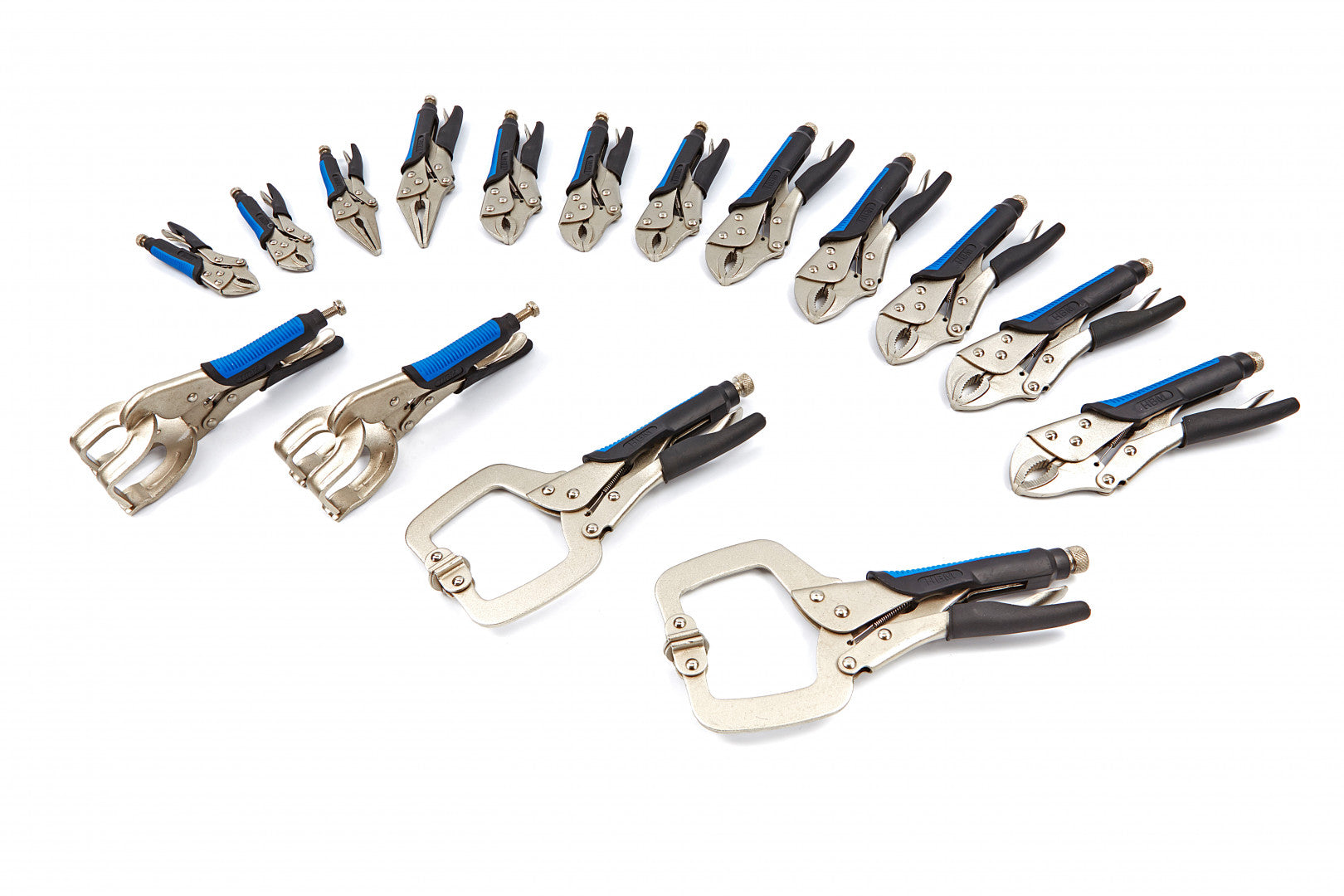 Set clesti autoblocante pt tinichigerie 16 piese