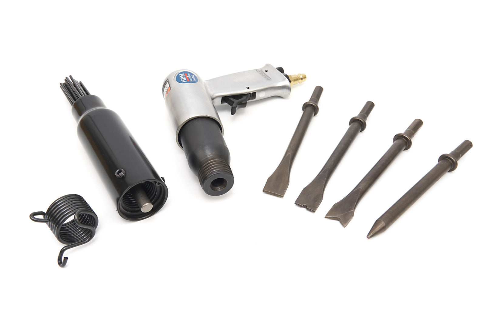 Set dalta curatator cu ace pneumatica 2 in 1 HBM
