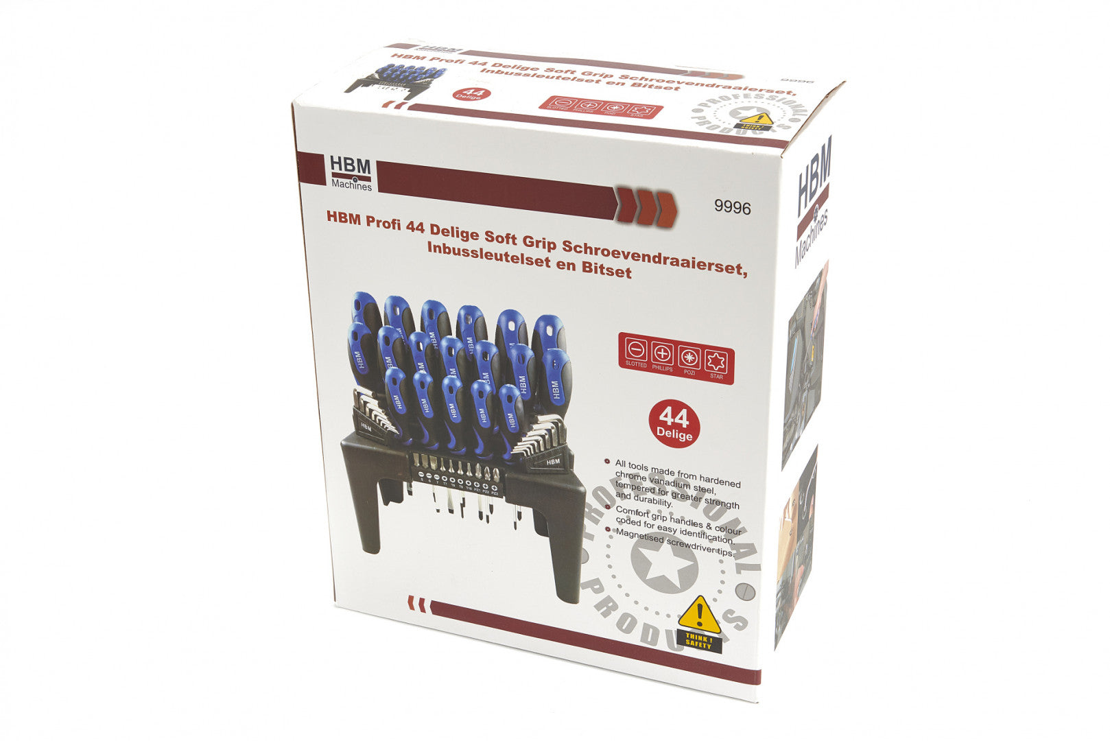 Set de 44 surubelnite TORX imbus stea lata HBM MACHINES OLANDA