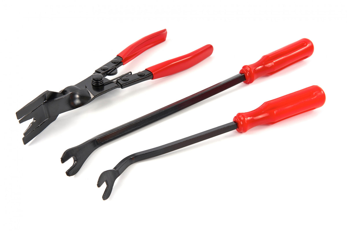 Set extractoare demontare interior auto 19 piese cu geanta – pentru tapiterie, cleme, bord si radio