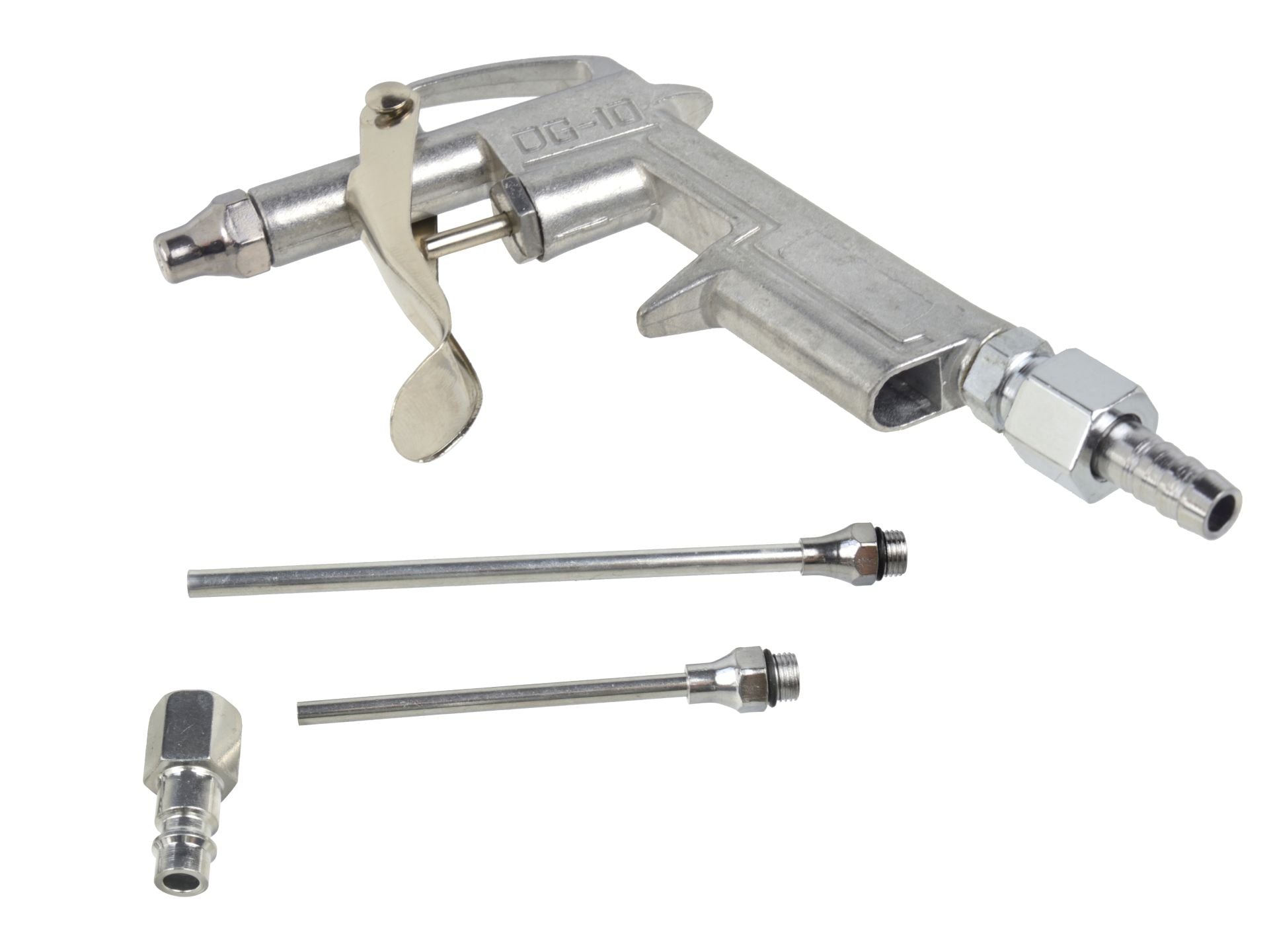 Set pistol de suflat aer 5 piese