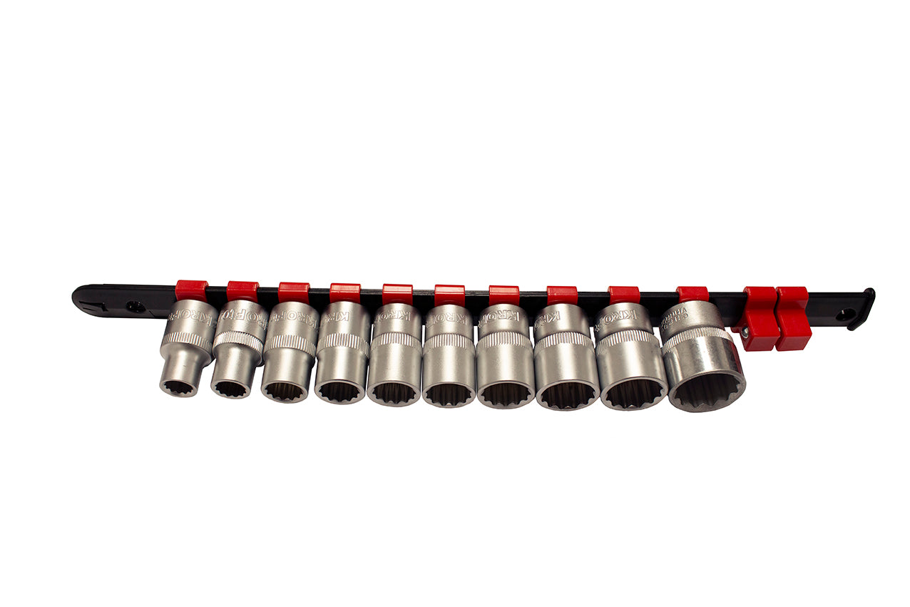 Set tubulare bihexagonale 1/2 10-22mm 10 piese KROFTOOLS