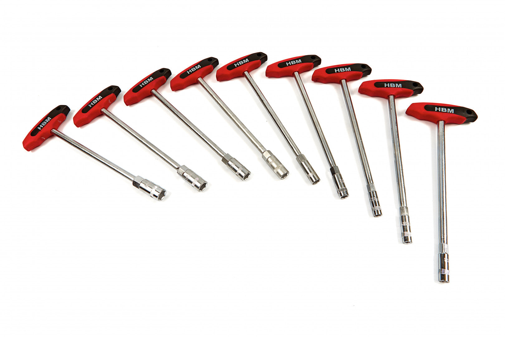 Set tubulare cu maner t 6-14 mm 9 piese