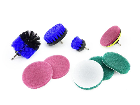 SET PERII DE CURATARE SI BURETI DE LUSTRUIRE SI SLEFUIRE 10 PIESE