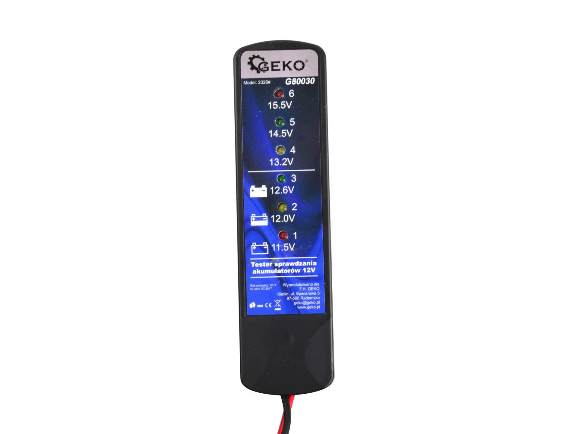 TESTER ACUMULATOR AUTO 12V