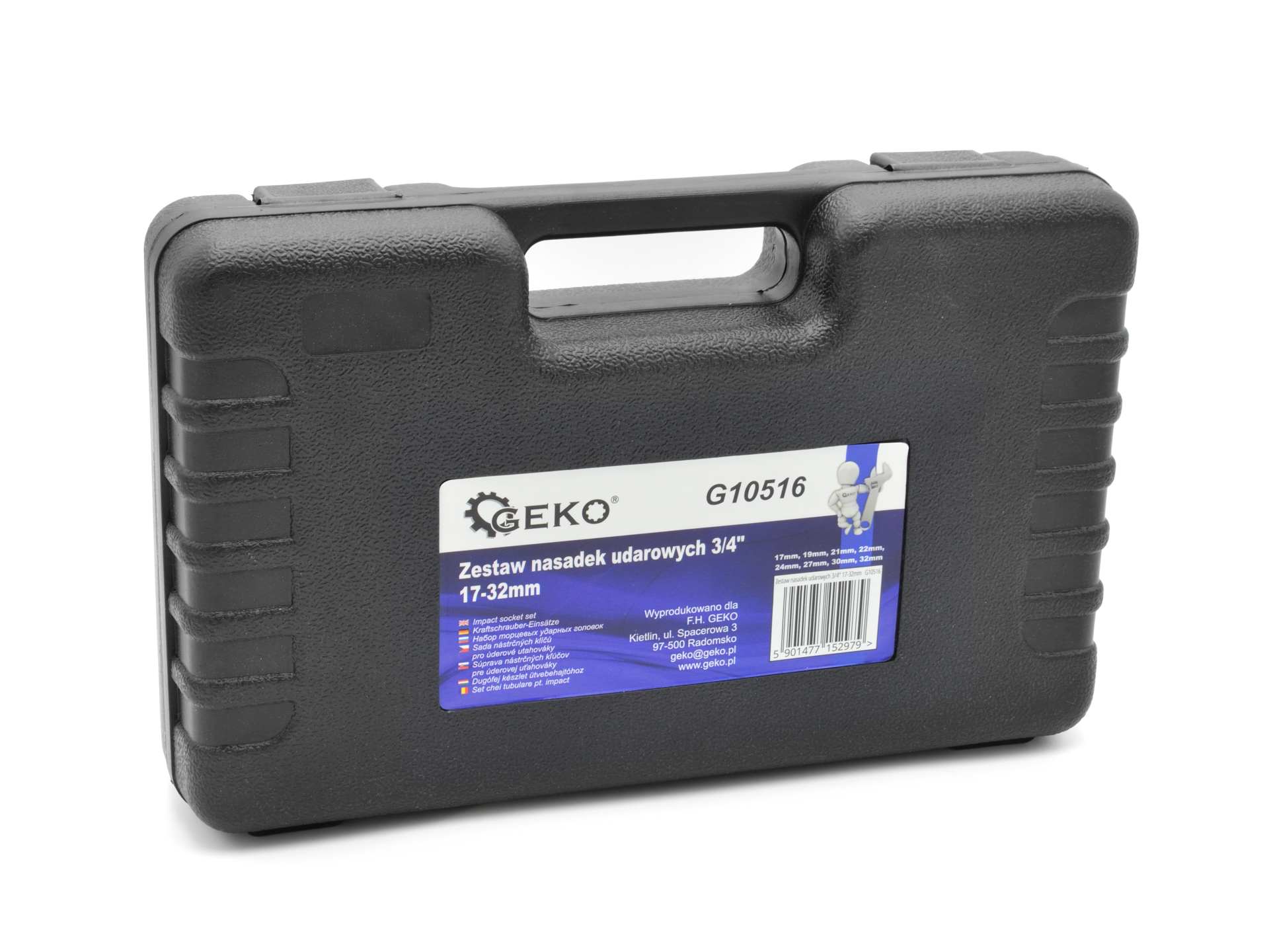 Trusa chei tubulare de impact 3/4 8 piese 17-32mm