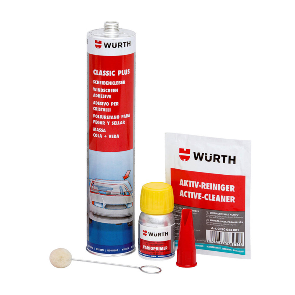 Trusa pentru lipit parbrizul classic plus WURTH