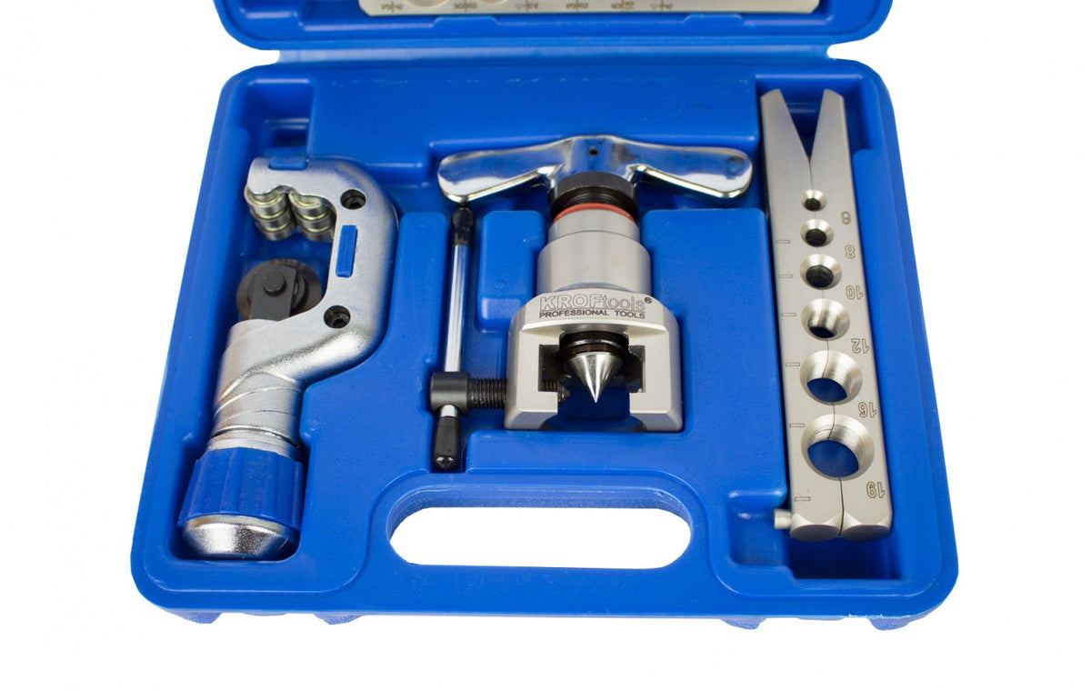 Trusa profesionala pentru bercuit taiat conducte cupru aluminiu alama KROFTOOLS