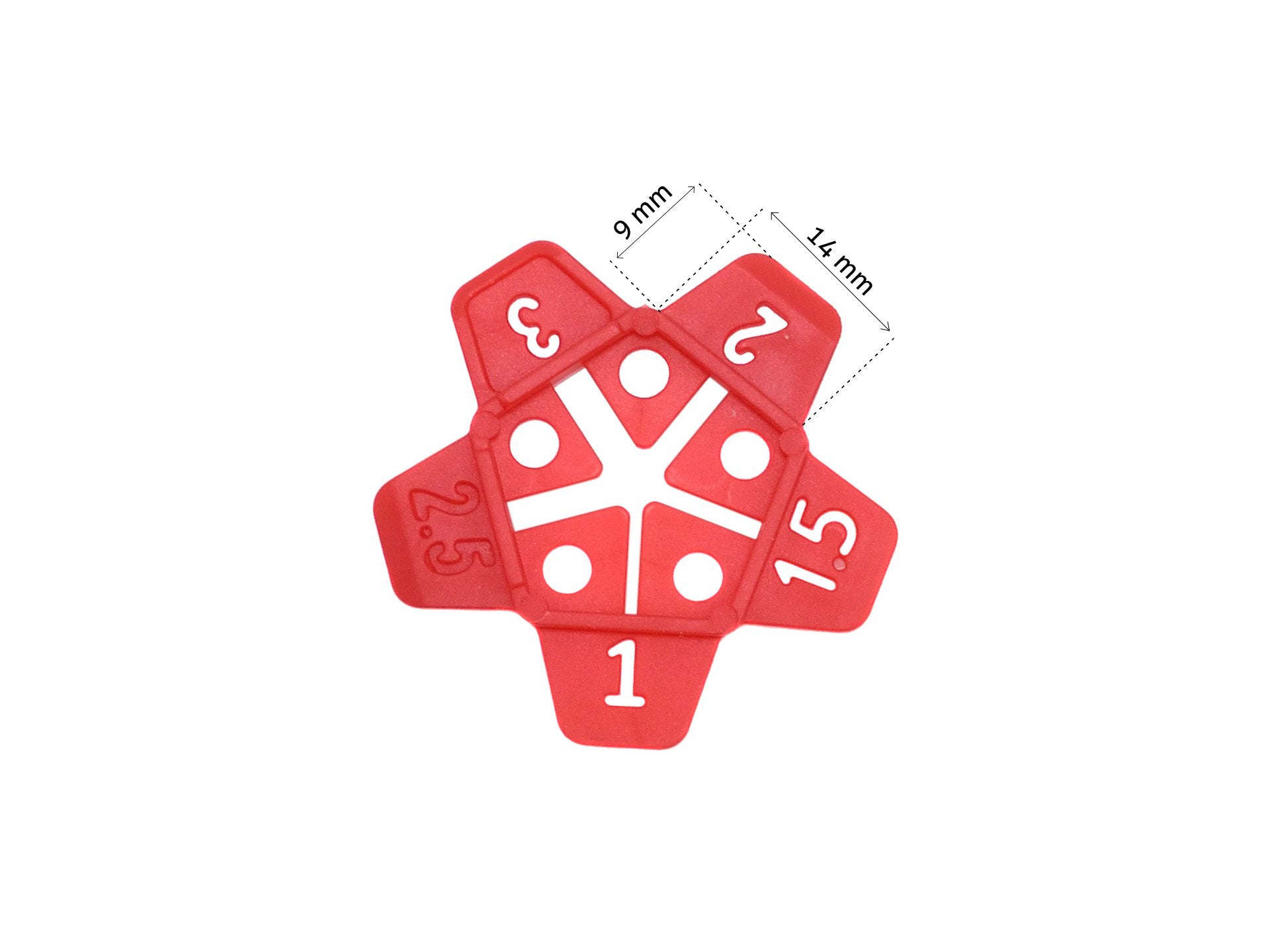 SET DISTANTIERE PENTRU GRESIE SI FAIANTA TIP STELUTA 1-3MM 5 IN 1 100 PIESE