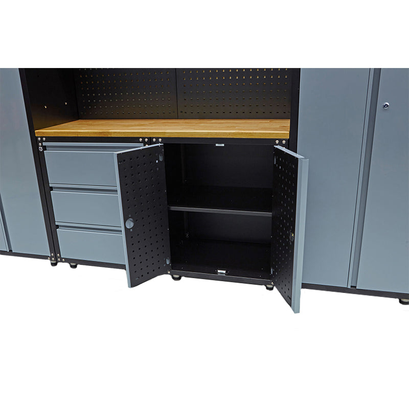 SET MOBILIER METALIC PT ATELIER 9 PIESE