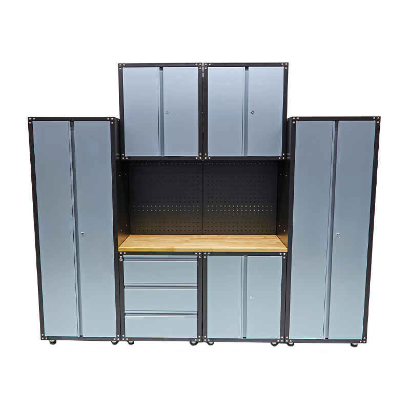 SET MOBILIER METALIC PT ATELIER 9 PIESE