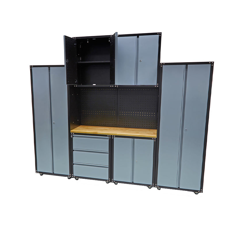 SET MOBILIER METALIC PT ATELIER 9 PIESE