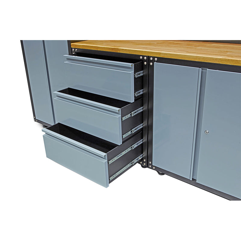 SET MOBILIER METALIC PT ATELIER 9 PIESE