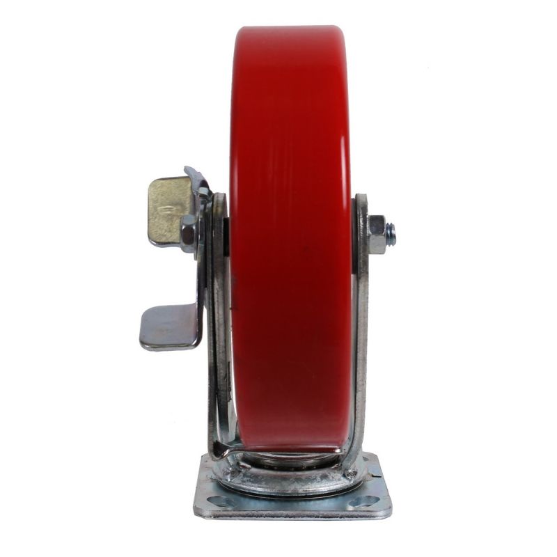 ROATA PIVOTANTA DIN PU CU FRANA 200X50MM 480KG