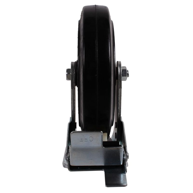 ROATA PIVOTANTA DIN CAUCIUC CU FRANA DUBLA 200X50MM 270KG