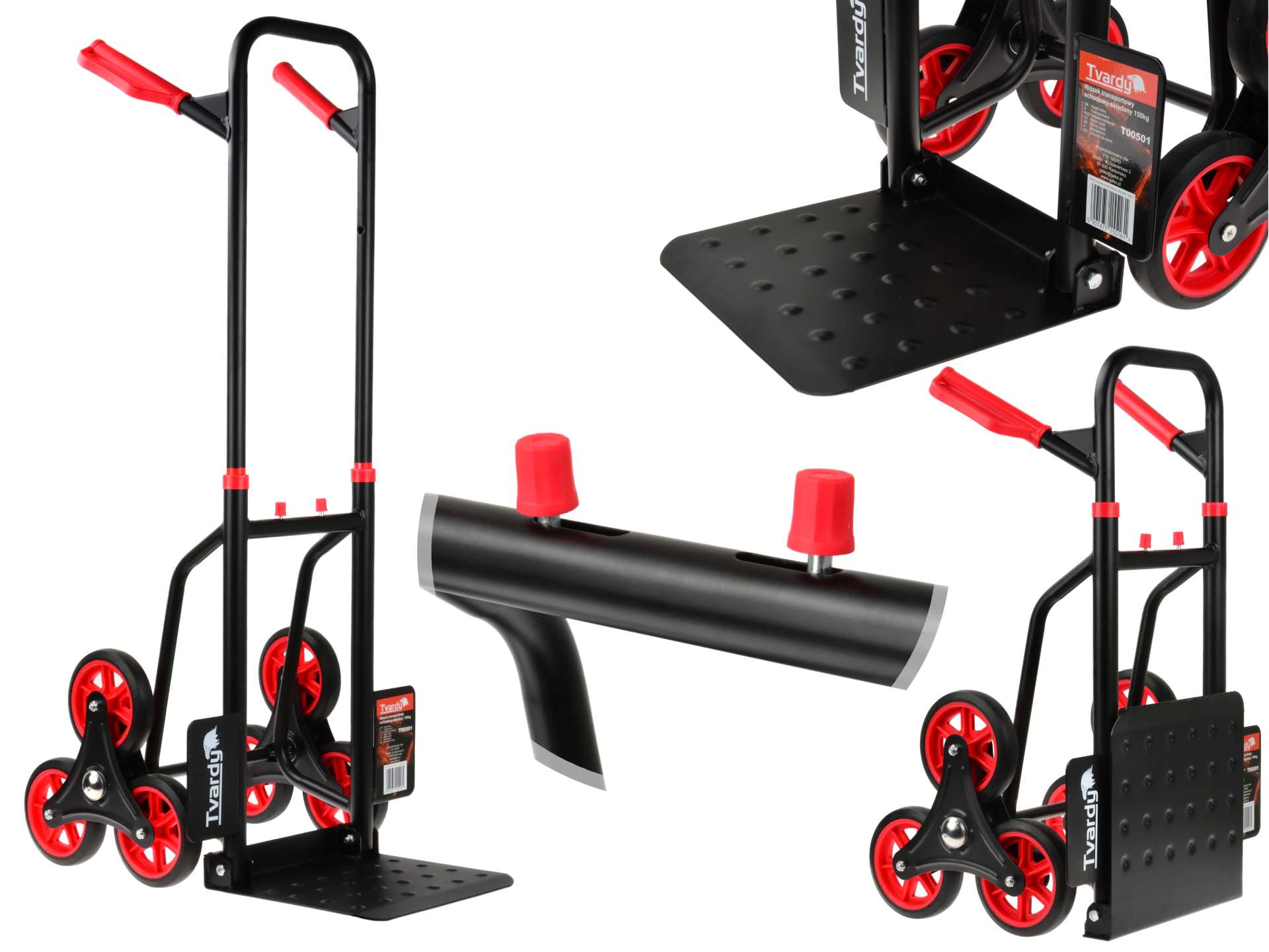 CARUCIOR TRANSPORT MARFA PE TREPTE 150KG