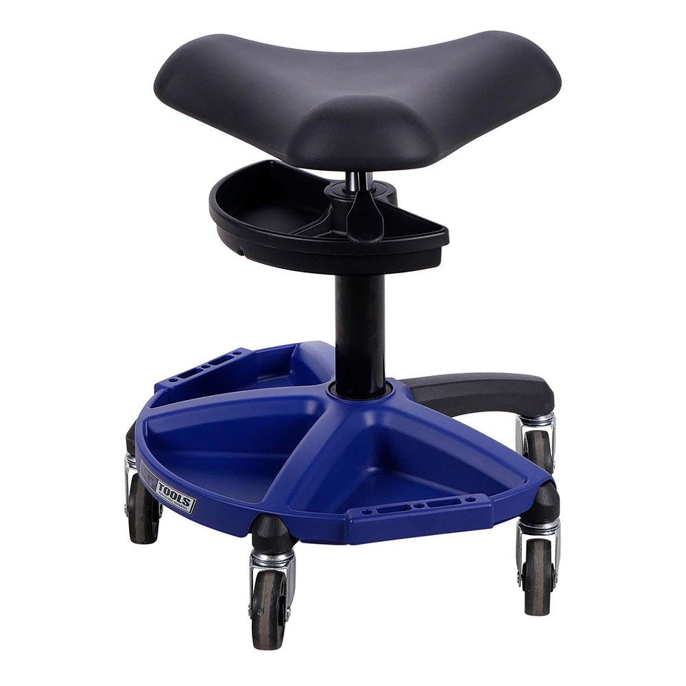 SCAUN MECANIC AUTO CU REGLAJ PE INALTIME CU TAVA SUPORT PENTRU SCULE