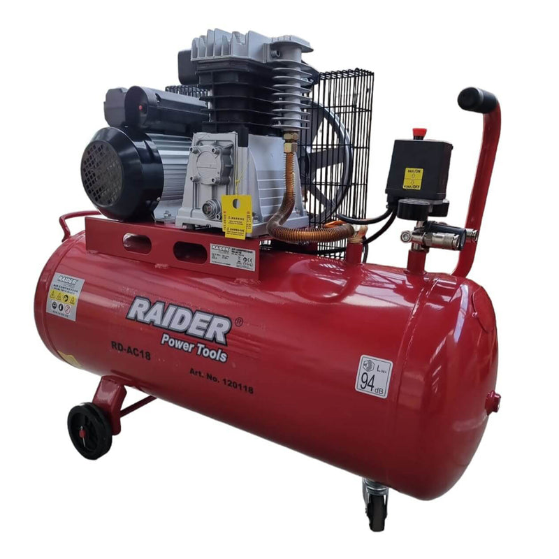 COMPRESOR AER 100L 3CP 220V RAIDER