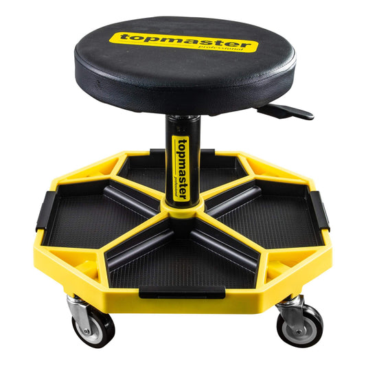 SCAUN MECANIC AUTO CU REGLAJ PE INALTIME CU SUPORT PENTRU SCULE - TOPMASTER